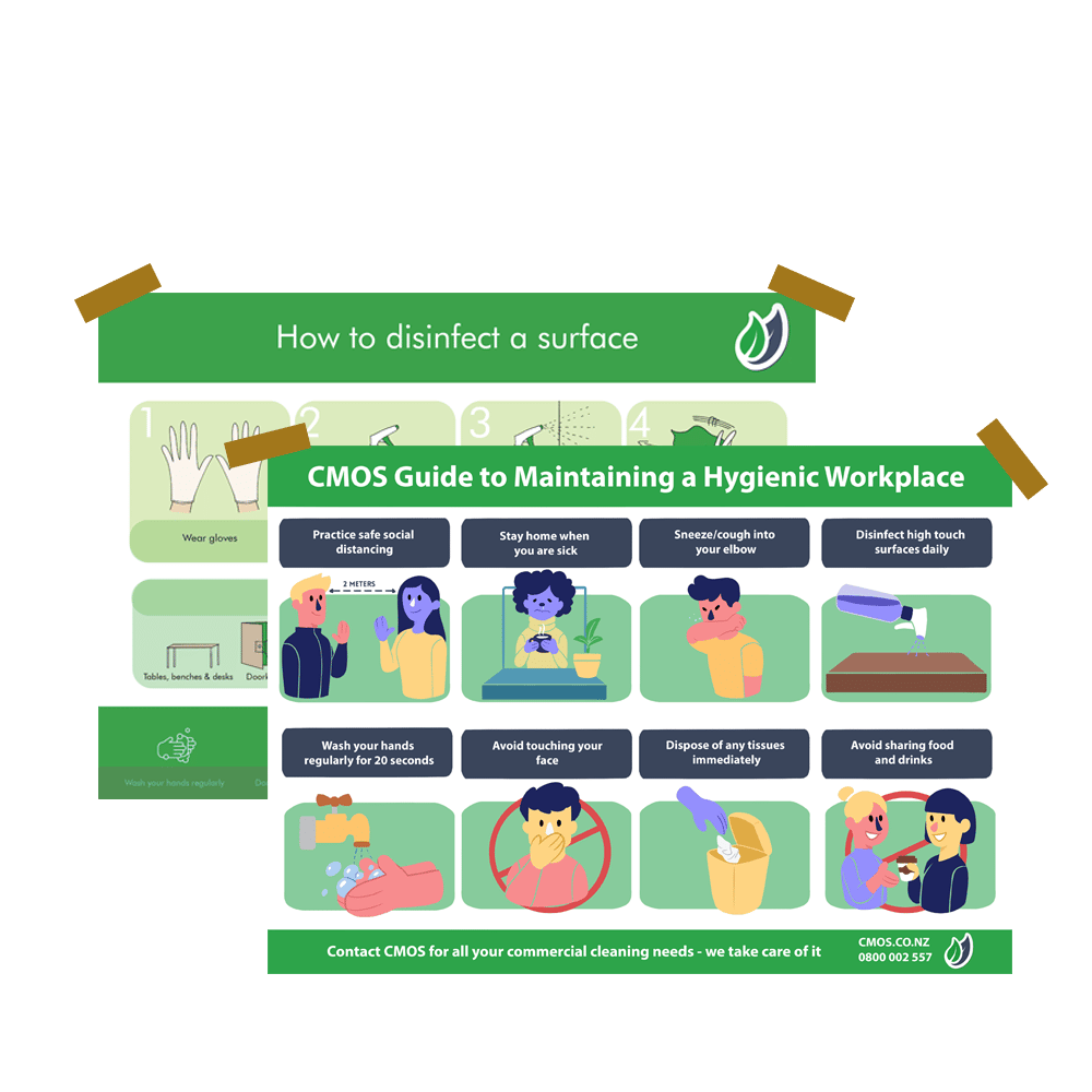 Office hygiene posters